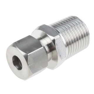 RS PRO Compression Fitting for Use with Thermocouple or PRT Probe, RoHS Compliant Standard 123-5579