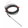 RS PRO PT100 RTD Sensor 3 mm Diameter, 100 mm Length, 4 Wire, Class B Accuracy, Stainless Steel Probe, 250 °C MAX PT100