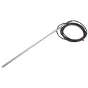 RS PRO PT100 RTD Sensor 6 mm Diameter, 300 mm Length, 4 Wire, Class B Accuracy, 250°C Maximum Temperature PT100