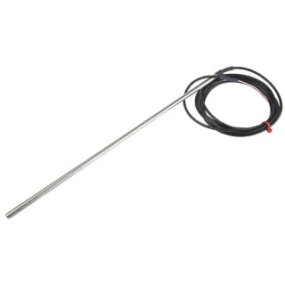 RS PRO PT100 RTD Sensor 6 mm Diameter, 300 mm Length, 4 Wire, Class B Accuracy, 250°C Maximum Temperature PT100