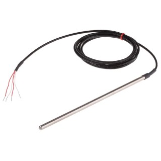RS PRO RTD Sensor 6 mm Diameter, 200 mm Length, 4 Wire, Class B Accuracy, Stainless Steel Probe, 250°C Max Temperature PT100