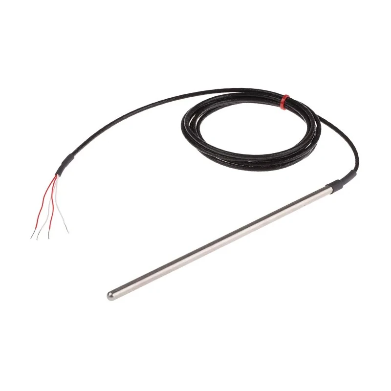 RS PRO RTD Sensor 6 mm Diameter, 200 mm Length, 4 Wire, Class B Accuracy, Stainless Steel Probe, 250°C Max Temperature PT100