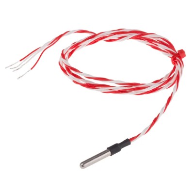 RS PRO PT100 RTD Sensor 4 mm Dia, 25 mm Long, 4 Wire, Class B Accuracy, 200 °C Max PT100