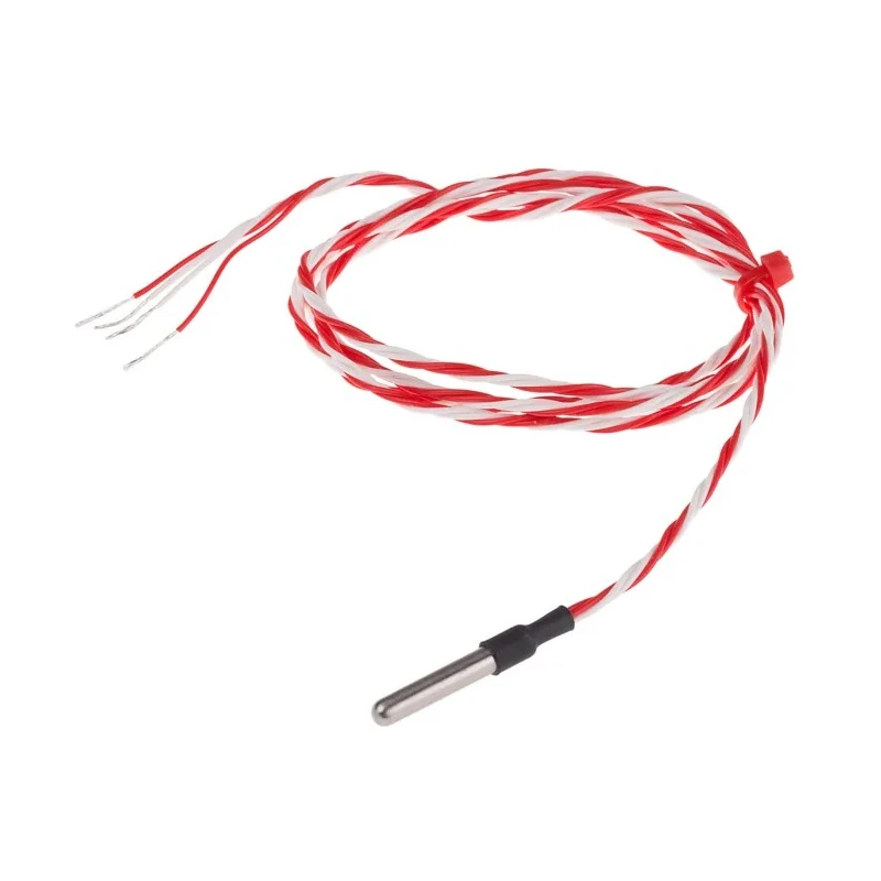 RS PRO PT100 RTD Sensor 4 mm Dia, 25 mm Long, 4 Wire, Class B Accuracy, 200 °C Max PT100