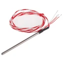 RS PRO PT100 RTD Sensor Stainless Steel Probe 4 mm Diameter 90 mm Length 4 Wire Class B Accuracy 200°C Max PT100
