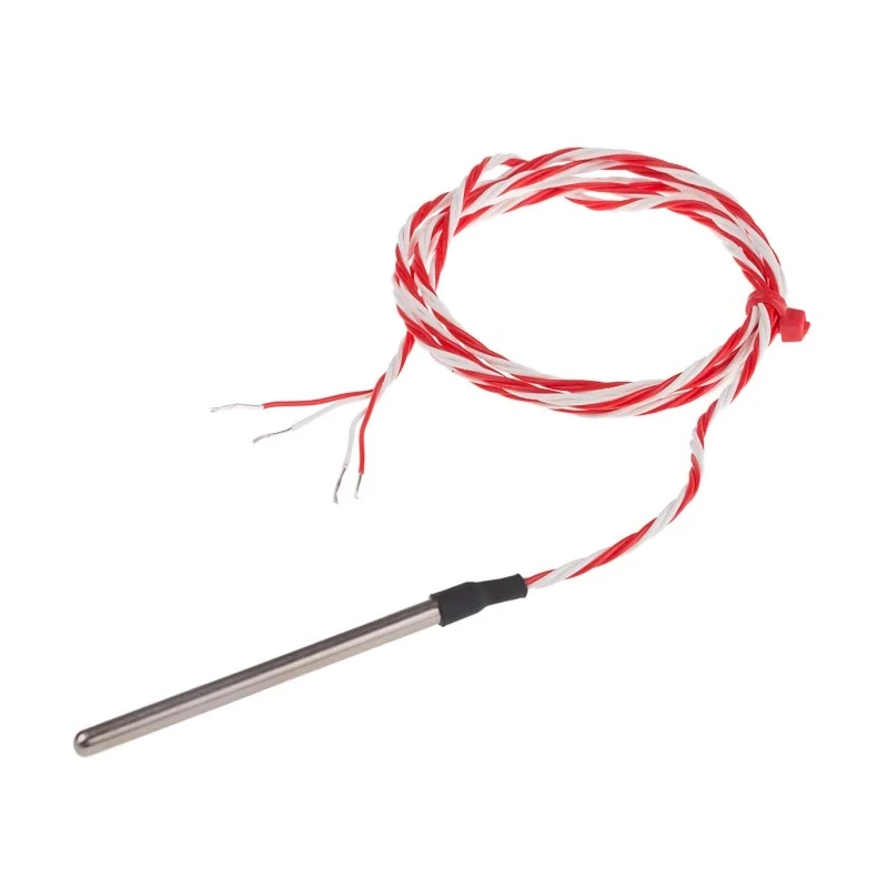 RS PRO PT100 RTD Sensor 4 mm Diameter, 65 mm Length, 4 Wire, Class B Accuracy, 200 °C Max PT100