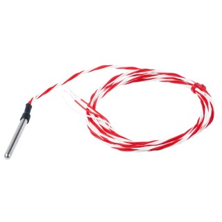 RS PRO PT100 RTD Sensor 4 mm Diameter, 40 mm Length, 4 Wire, Class B Accuracy, 200°C Max PT100