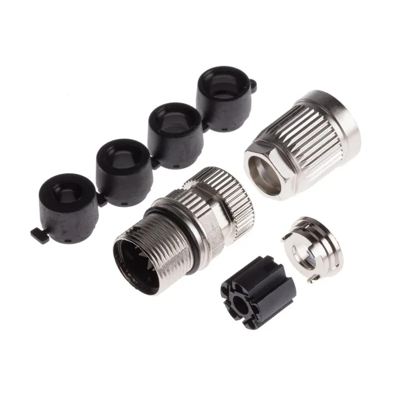 HARTING Circular Connector, 5 Contacts, Cable Mount, M12 Plug, Female, IDC Termination, IP65 IP67, 12A Current 21032962505