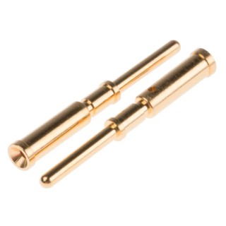 HARTING Male Crimp Circular Connector Contact, Contact Size 1.5 mm, Wire Size 21AWG 21011009923