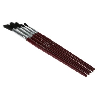 Cottam Mixed Goat Hair Paint Brush Set with Round Bristles, 5 Piece Artist Brushes 315-2126