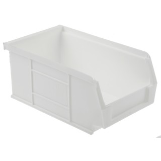 RS PRO Polypropylene Economy Semi-Open Front Storage Bin 167 mm x 101 mm x 76 mm Load Capacity 36 kg 315-1139