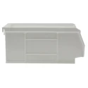 RS PRO Polypropylene Economy Semi-Open Front Storage Bin 167 mm x 101 mm x 76 mm Load Capacity 36 kg 315-1139