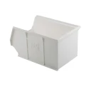 RS PRO Economy Recycled Polypropylene Storage Bin 240 mm x 150 mm x 130 mm, White 315-1145