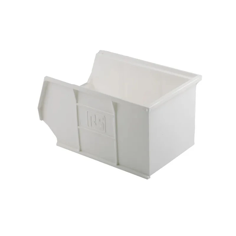 RS PRO Economy Recycled Polypropylene Storage Bin 240 mm x 150 mm x 130 mm, White 315-1145