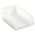RS PRO Polypropylene Storage Bin 350 mm x 205 mm x 130 mm White 315-1151
