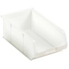 RS PRO Polypropylene Storage Bin 350 mm x 205 mm x 130 mm White 315-1151