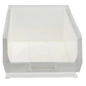 RS PRO Polypropylene Storage Bin 350 mm x 205 mm x 130 mm White 315-1151