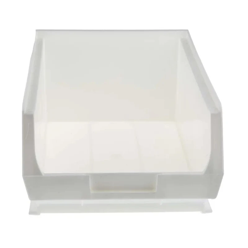 RS PRO Polypropylene Storage Bin 350 mm x 205 mm x 130 mm White 315-1151