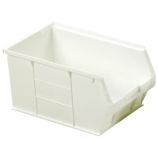 RS PRO Polypropylene Storage Bin, 350 mm x 205 mm x 181 mm, White 315-1173