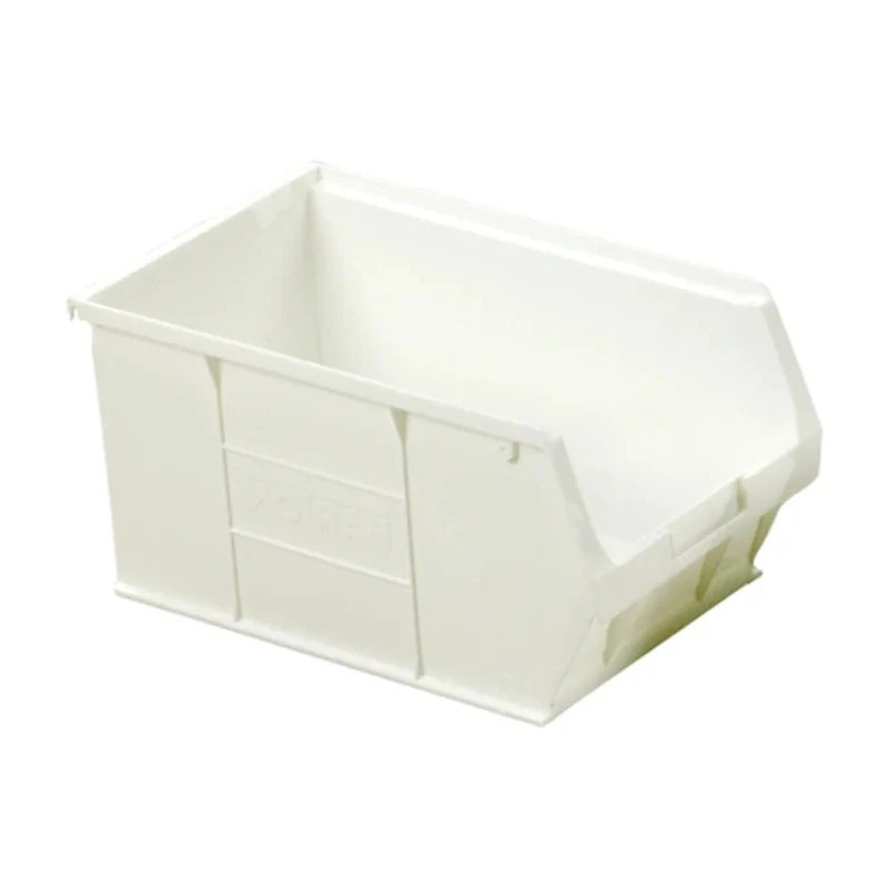 RS PRO Polypropylene Storage Bin, 350 mm x 205 mm x 181 mm, White 315-1173