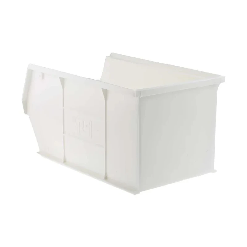 RS PRO Polypropylene Storage Bin, 350 mm x 205 mm x 181 mm, White 315-1173
