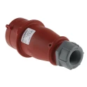 MENNEKES AM-TOP Red Cable Mount 7P Straight Industrial Power Connector 16A 400V IP44 