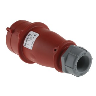 MENNEKES AM-TOP Red Cable Mount 7P Straight Industrial Power Connector 16A 400V IP44 