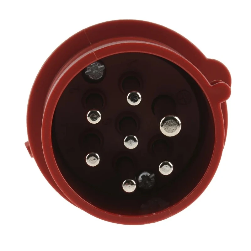 MENNEKES AM-TOP Red Cable Mount 7P Straight Industrial Power Connector 16A 400V IP44 