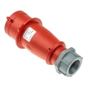 MENNEKES AM-TOP IP44 Red Cable Mount 7P Straight Industrial Power Connector 32A 400V 
