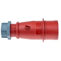 MENNEKES AM-TOP IP44 Red Cable Mount 7P Straight Industrial Power Connector 32A 400V 