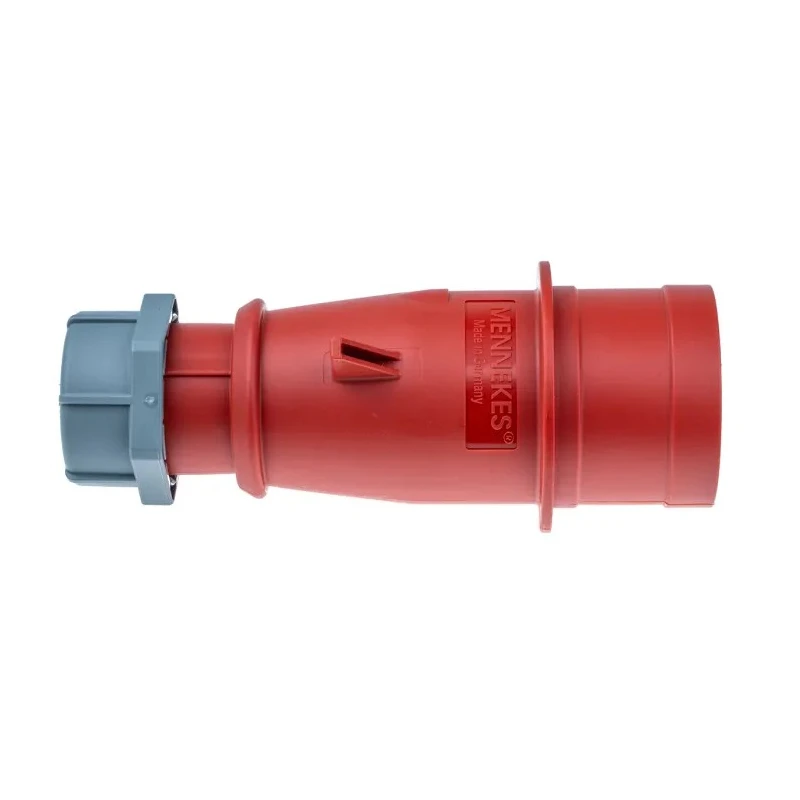 MENNEKES AM-TOP IP44 Red Cable Mount 7P Straight Industrial Power Connector 32A 400V 