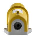 MENNEKES Yellow IP44 Wall Mount 3-Pole Right Angle Industrial Power Connector 16A 110V IP44 