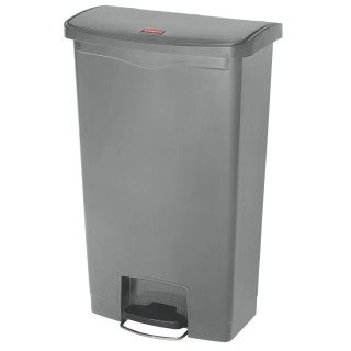 Rubbermaid Commercial Products 68L Grey Pedal Polyethylene Waste Bin 1883604