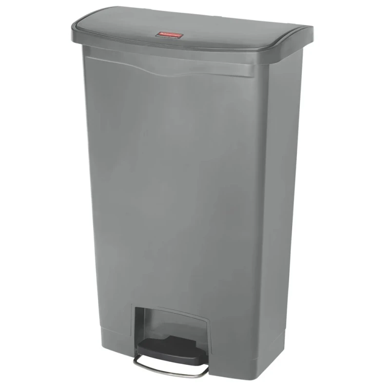 Rubbermaid Commercial Products 68L Grey Pedal Polyethylene Waste Bin 1883604