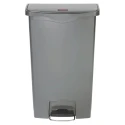 Rubbermaid Commercial Products 68L Grey Pedal Polyethylene Waste Bin 1883604