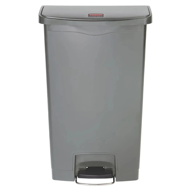 Rubbermaid Commercial Products 68L Grey Pedal Polyethylene Waste Bin 1883604