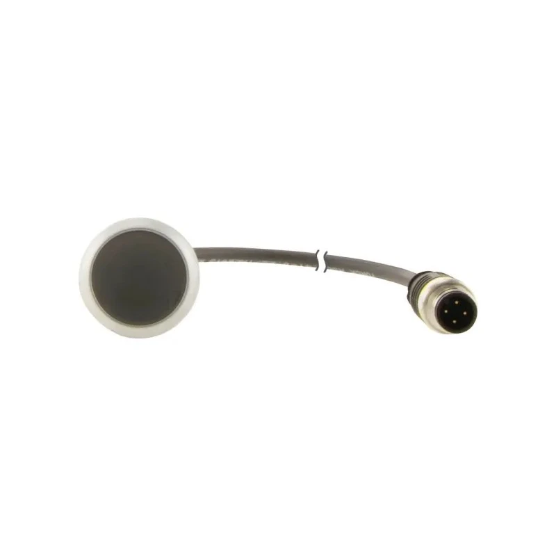 Eaton C22 Series Push Button Switch, Panel Mount, 22 mm Cutout, Black, SPST, IP67, IP69K 181634 C22-D-S-K01-P3