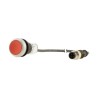 Eaton C22 Series Push Button Switch Panel Mount 22 mm Cutout Red SPST IP67 IP69K 181043 C22-D-R-K01-P5