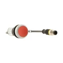 Eaton C22 Series Push Button Switch Panel Mount 22 mm Cutout Red SPST IP67 IP69K 181043 C22-D-R-K01-P5