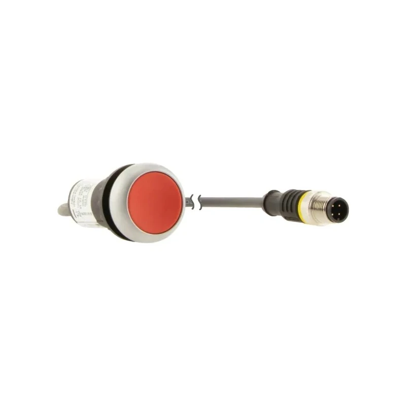 Eaton C22 Series Push Button Switch Panel Mount 22 mm Cutout Red SPST IP67 IP69K 181043 C22-D-R-K01-P5