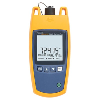 Fluke Networks Fibre Optic Test Equipment Multimode with SC, UPC Polishing Connector, 1m Test Distance, Battery FQM-SFP-M
