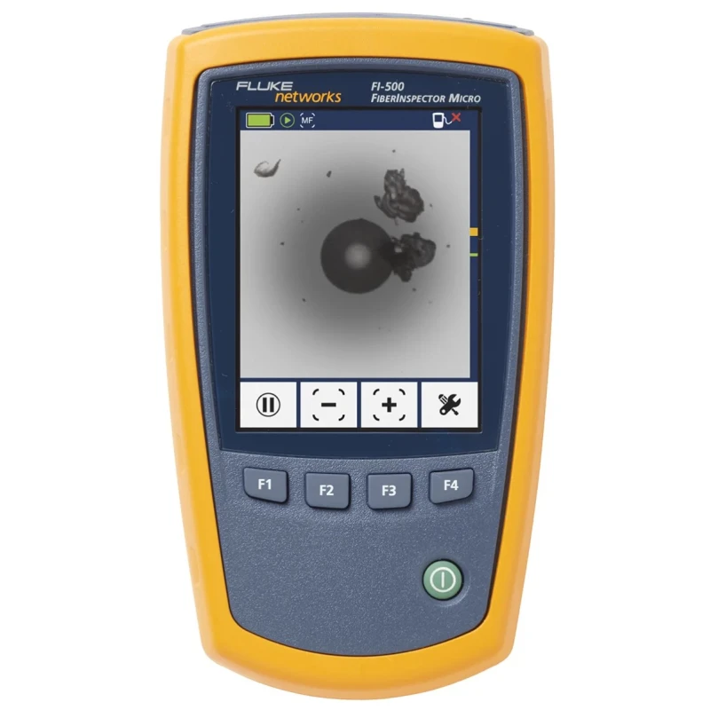 Fluke Networks Fibre Optic Test Kit Single & Multimode Cable, ST LC SC FC Connector, USB Interface, 1 μm Resolution FI-500
