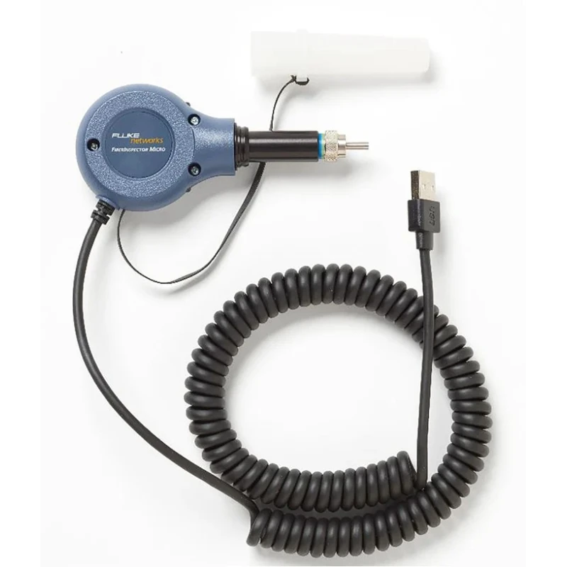 Fluke Networks Fibre Optic Test Kit Single & Multimode Cable USB Interface 1 μm Resolution FI-525