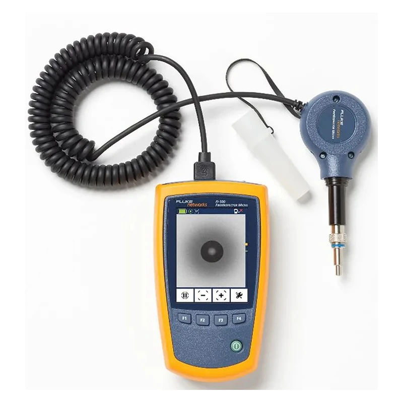 Fluke Networks Fibre Optic Test Kit Single & Multimode Cable USB Interface 1 μm Resolution FI-525
