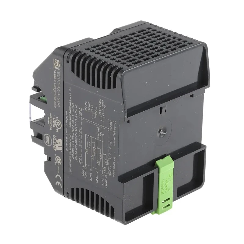 Murrelektronik Limited MICO Electronic Circuit Breaker 6A 24V, 4 Channels, DIN Rail Mount 9000-41034-0100600