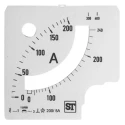 Sifam Tinsley Meter Scale for Use with 96 x 96 Analogue Panel Ammeter BE94-00D1-0001 0/200/240A
