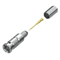 Samtec HD-BNC Series 75 Ω Coaxial Connector Cable Male BNC, Straight Body Crimp HDBNC-P-C-GN-ST-CA8