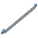 Samtec Aluminium Hex Standoff Male/Male 4.76mm Across Flat SO-1615-02-01-01-L