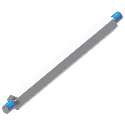 Samtec Aluminium Hex Standoff Male/Male, 4.76mm Across Flat SO-1915-02-01-01-L