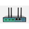 Robustel Industrial-Grade Cellular Router Kit 100Mbps, WiFi 802.11 b/g/n 2.4GHz, Ethernet 2 LAN, 3G/4G/2G R2000-Starter KIT